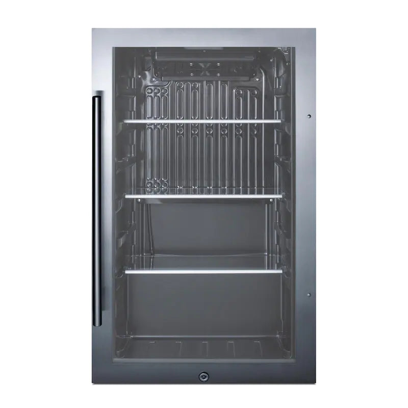 Summit 19-Inch 3.1 Cu. Ft. ADA Compliant Shallow Depth Outdoor Compact Beverage Cooler - SCR1932BADA