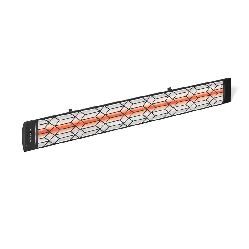 Infratech Motif Collection 61 1/4-Inch 3000W Single Element 240V Electric Infrared Patio Heater - Black W/ Craftsman Fascia - C3024BL2 (1)