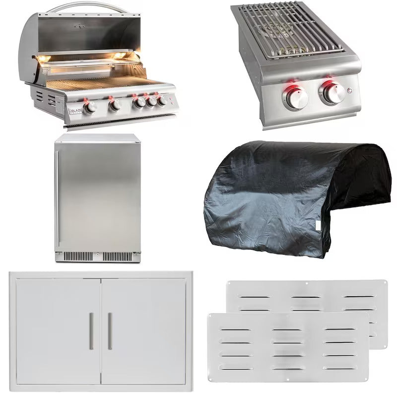 Blaze Premium LTE 7-Piece 32-Inch Propane Outdoor Kitchen Package - BLZ-4LTE2-LP-7PC-SC (2)