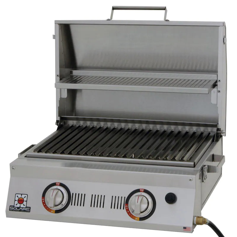 Solaire AllAbout 2-Burner Portable Infrared Propane Gas Grill - SOL-AA23A-LP
