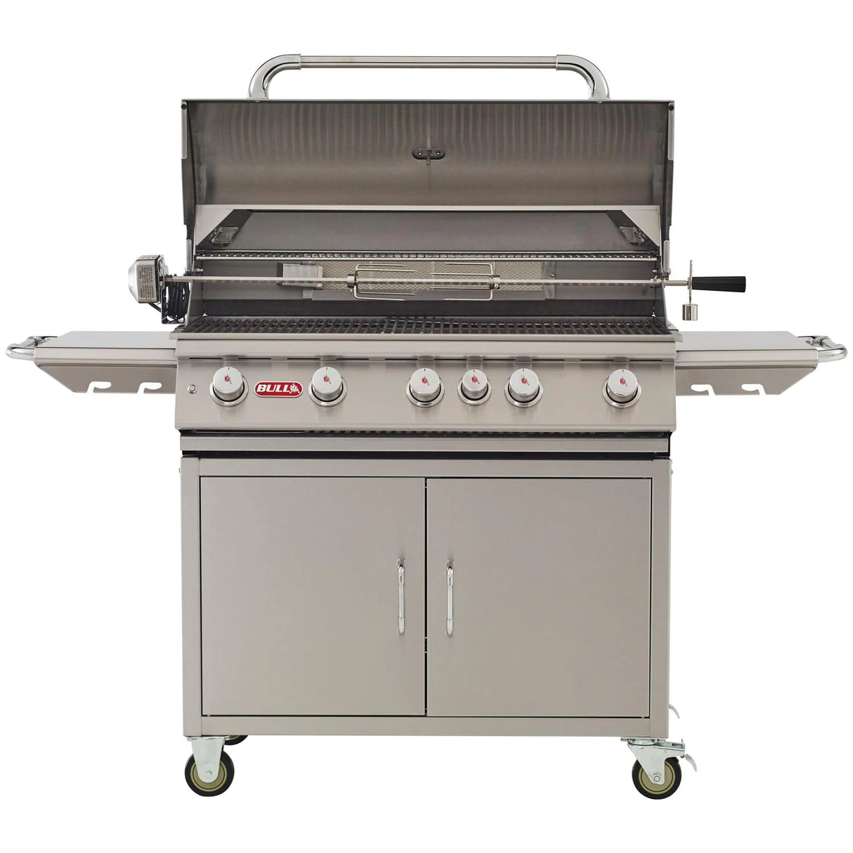 Bull Brahma 38-Inch 5-Burner Propane Gas Grill W/ Rotisserie - 55000