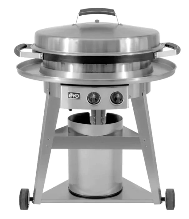 Evo Professional Classic Wheeled Cart Flattop Gas Grill - Propane - 10-0002-LP