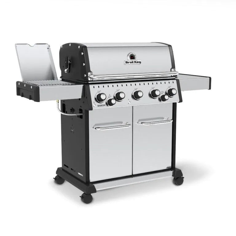 Broil King Baron S 590 Pro IR 5-Burner Propane Gas Grill With Rotisserie and Sear Station - 876944