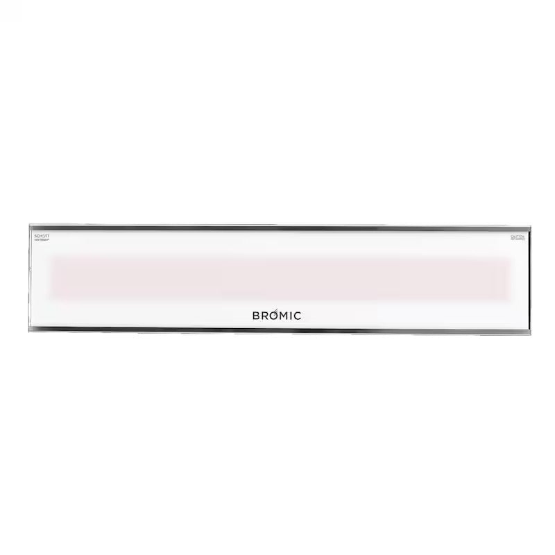 Bromic Heating Platinum Smart-Heat Marine Grade 33-Inch 2300W Dual Element 240V Electric Infrared Heater - White - BH0320017