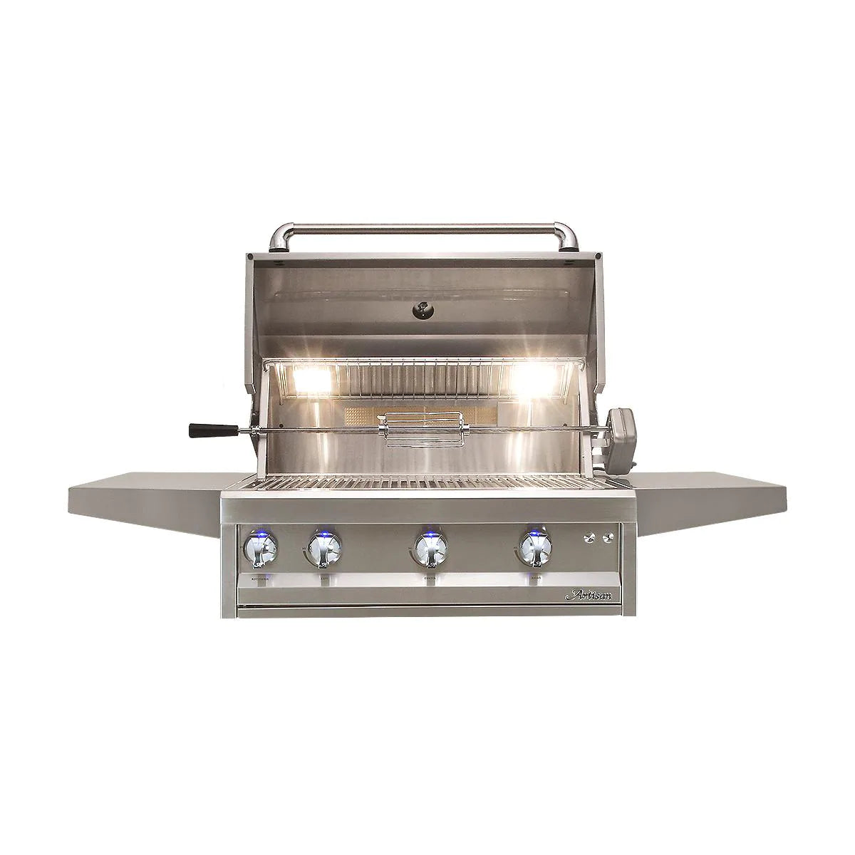 Artisan Professional 32-Inch 3-Burner Built-In Natural Gas Grill With Rotisserie - ARTP-32-NG