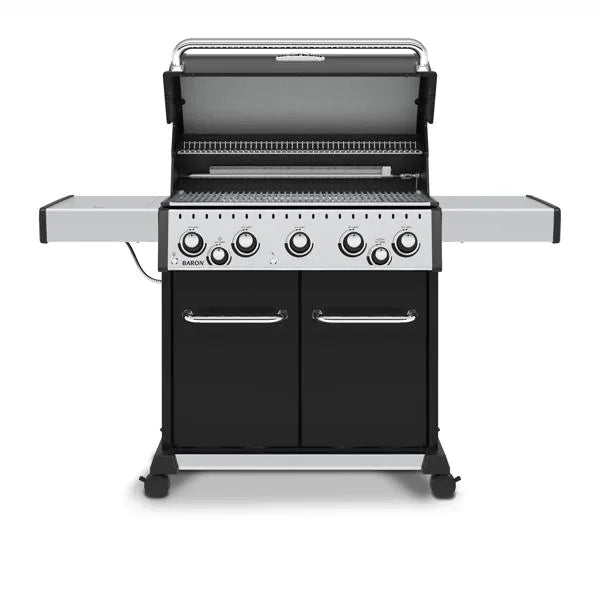 Broil King Baron 590 PRO 5-Burner Propane Gas Grill with Rotisserie and Side Burner - 876244