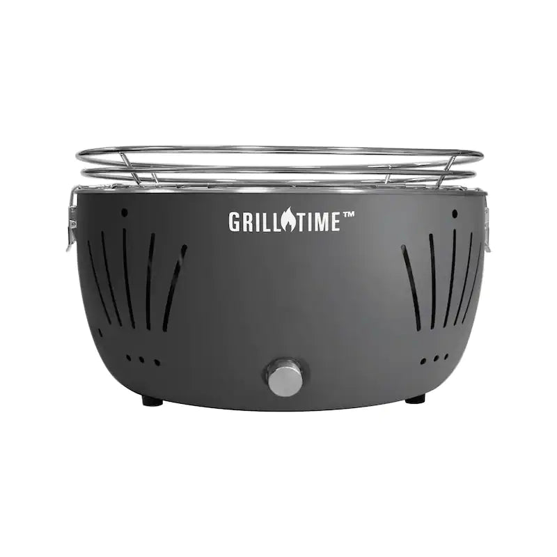Grill Time Tailgater GTX Portable Charcoal Grill Starter Pack - Gray - UPG-G-18