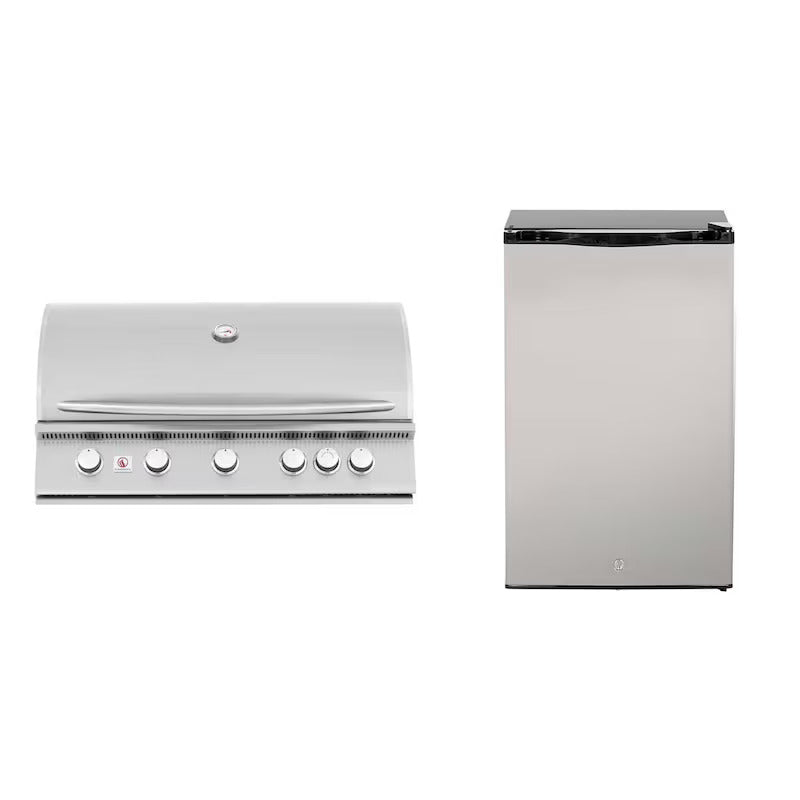 Summerset Sizzler 40-Inch Natural Gas Outdoor Kitchen Package w/ Refrigerator - SIZ40-NG-SSRFR-PROMO (2)