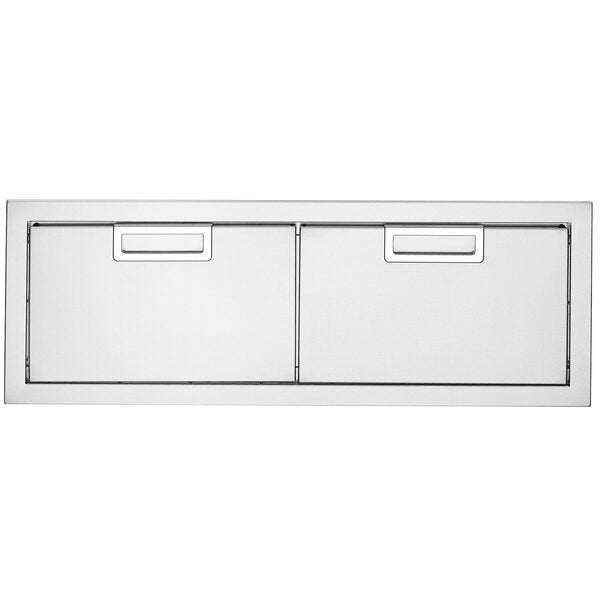 Crown Verity Infinite Series 48-Inch Stainless Steel Double Access Drawers - IBI48-DD