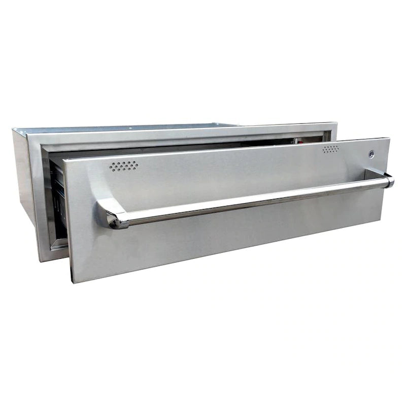 RCS R-Series 36-Inch Built-In 120V Electric Outdoor Warming Drawer - RWD1