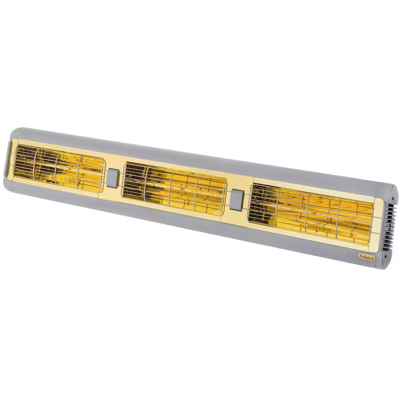 Solaira Alpha Series Electric 47 1/4-Inch Patio Heater - H3 - 6000 Watts - 208/240V - Silver