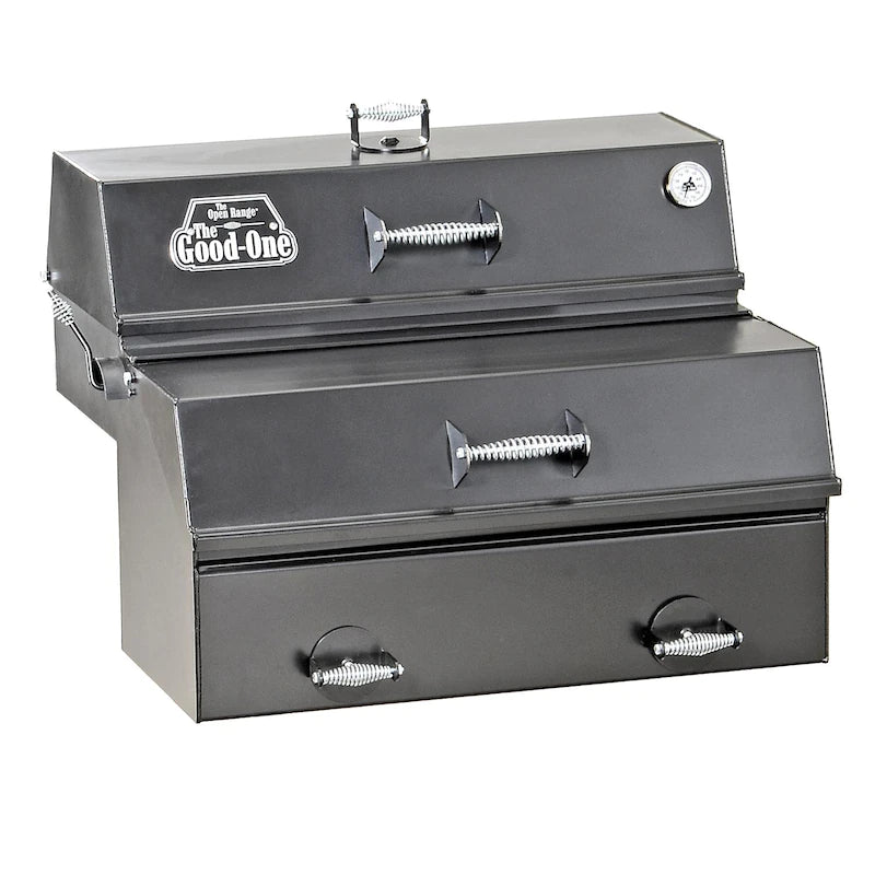 The Good-One Open Range Gen III 36-Inch Built-In Charcoal Smoker - 08300AOH