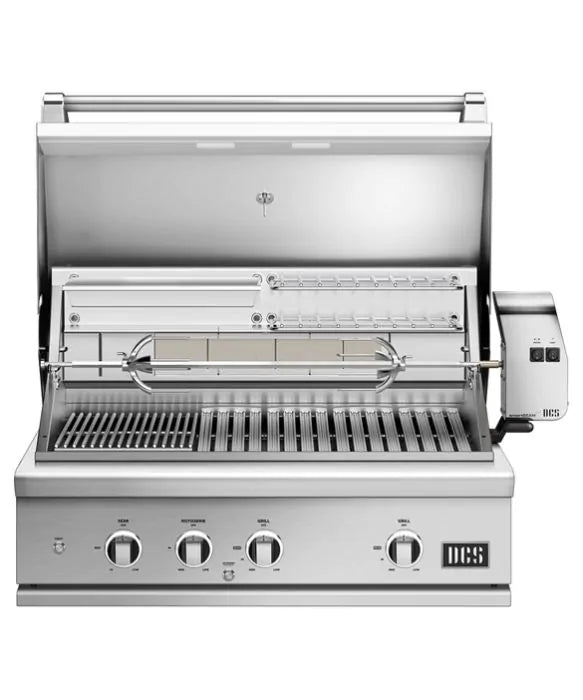 DCS Series 9 36-Inch Built-In Gas Grill With Infrared Sear Burner- NG- BE1-36RCI-N