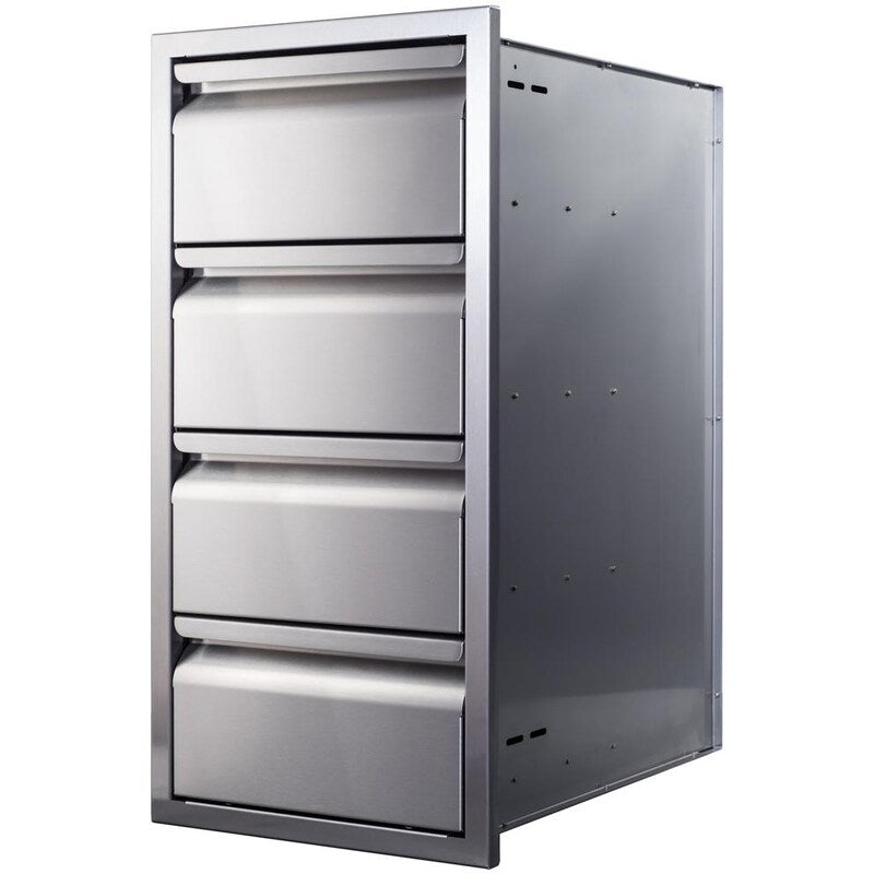 Memphis Grills 15-Inch Quadruple Access Drawer With Soft Close - VGC15DB4