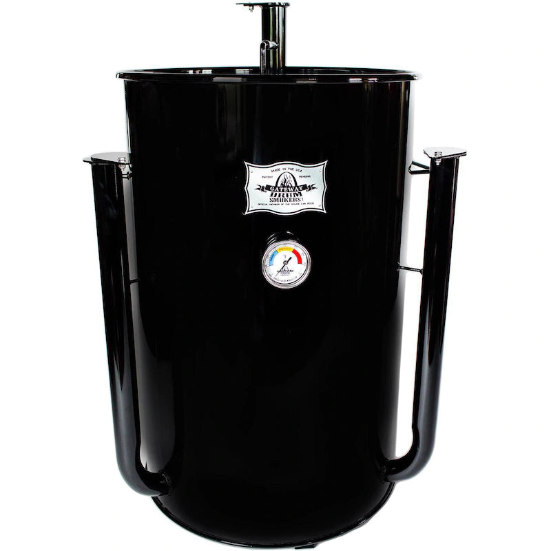 Gateway Drum Smokers 55 Gallon Charcoal BBQ Smoker - Black - 55111
