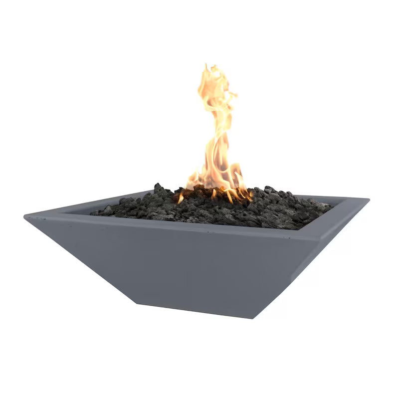 Top Fires by The Outdoor Plus Maya 24-Inch Propane Gas Fire Bowl - Gray - Match Light (1)