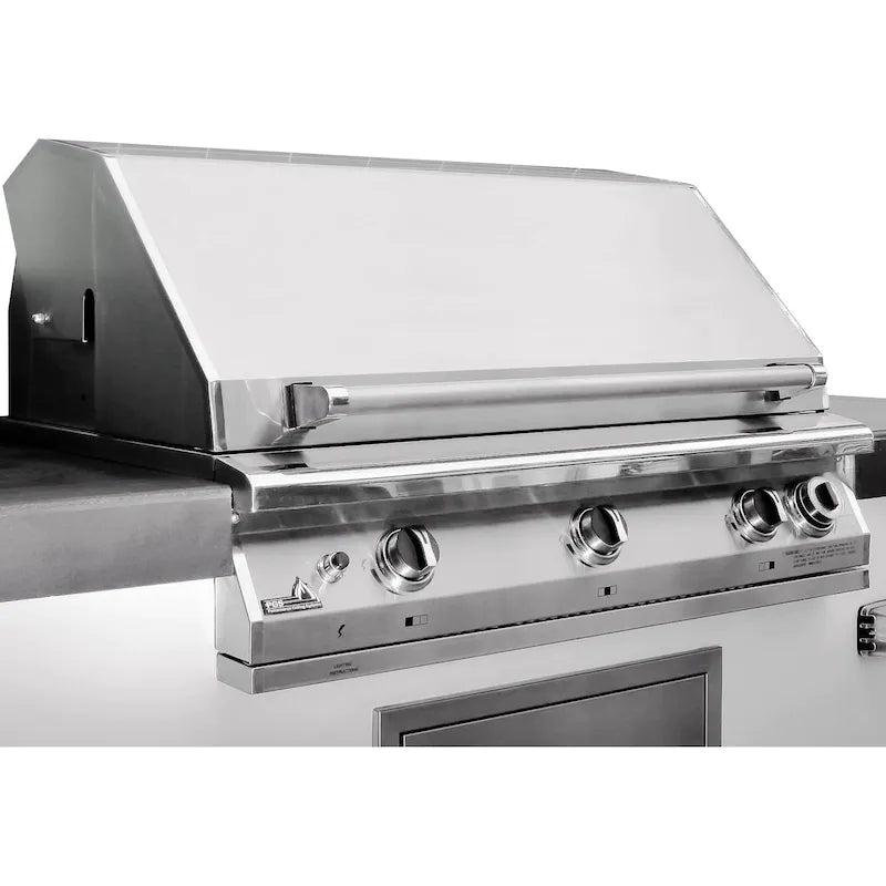PGS T-Series Commercial 39-Inch Built-In Natural Gas Grill With Timer - S36TNG