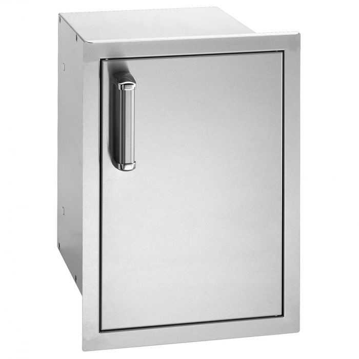 Fire Magic Premium Flush 14-Inch Right-Hinged Enclosed Cabinet Storage With Drawers With Soft Close - 53820SC-R