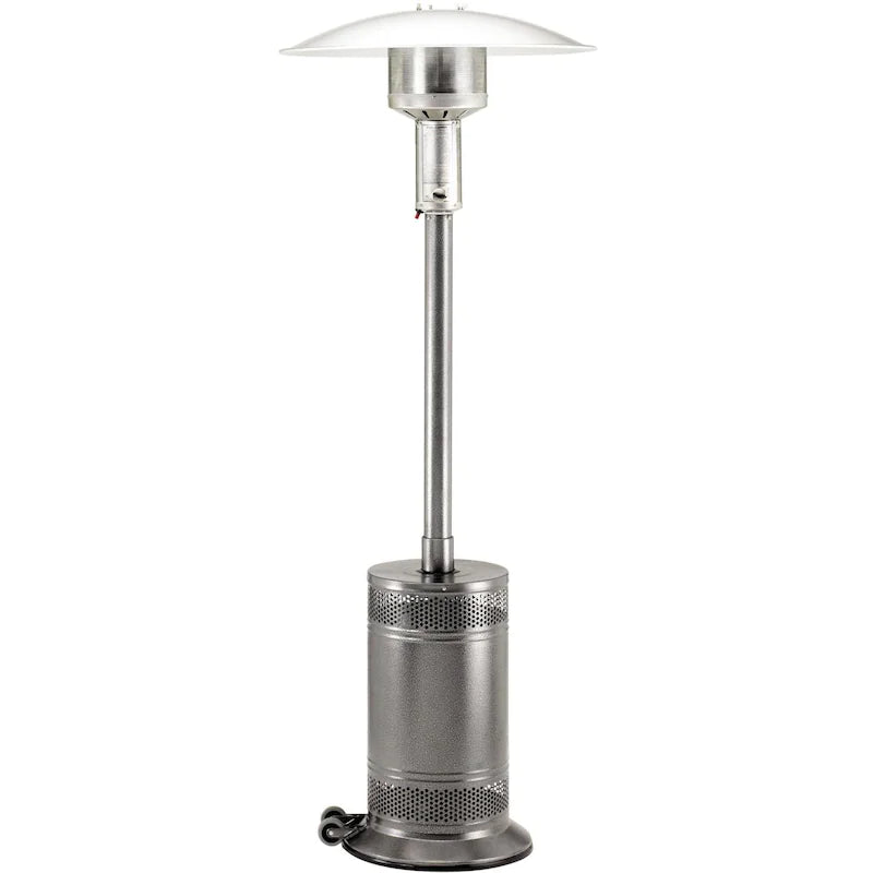 Patio Comfort 40,000 BTU Propane Gas Infrared Portable Patio Heater - Jet Silver Vein