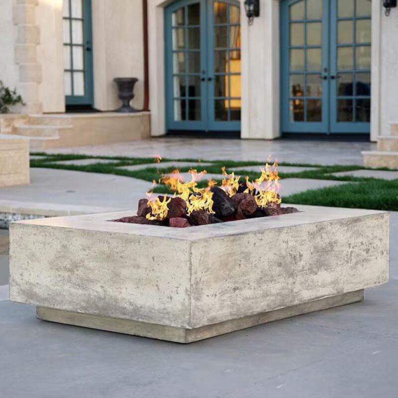 Lakeview Cascata Bay 1 56-Inch Propane Rectangle Fire Pit Table - Natural - SCPH-405-3LP (1)