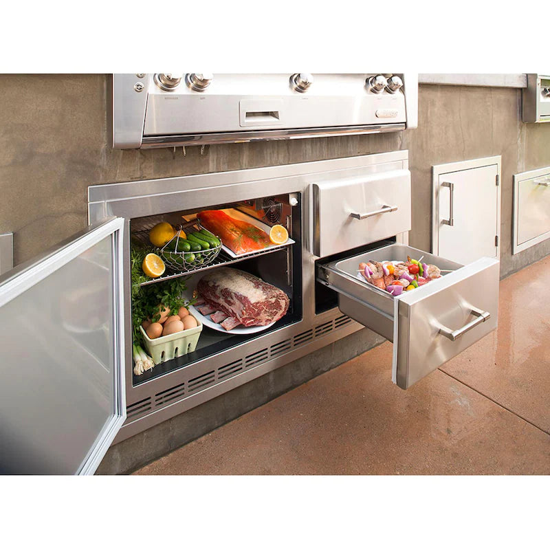Alfresco 42-Inch 7.2 Cu. Ft. Under Grill Outdoor Rated Refrigerator - ARXE-42