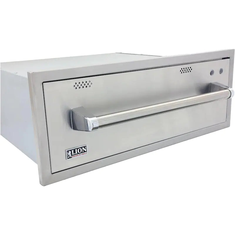 Lion 30-Inch Built-In 120V Electric Stainless Steel Warming Drawer