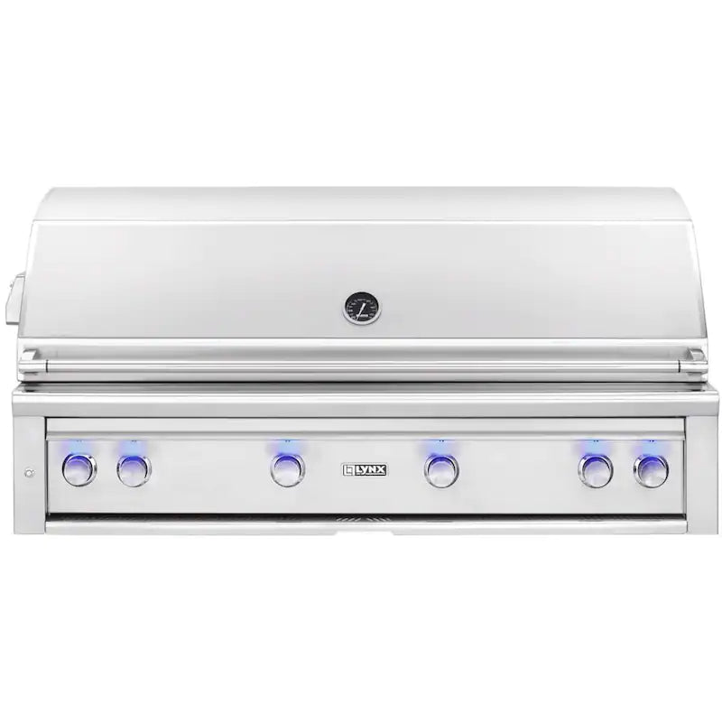 Lynx Professional 54-Inch Built-In Natural Gas Grill With One Infrared Trident Burner And Rotisserie - L54TR-NG