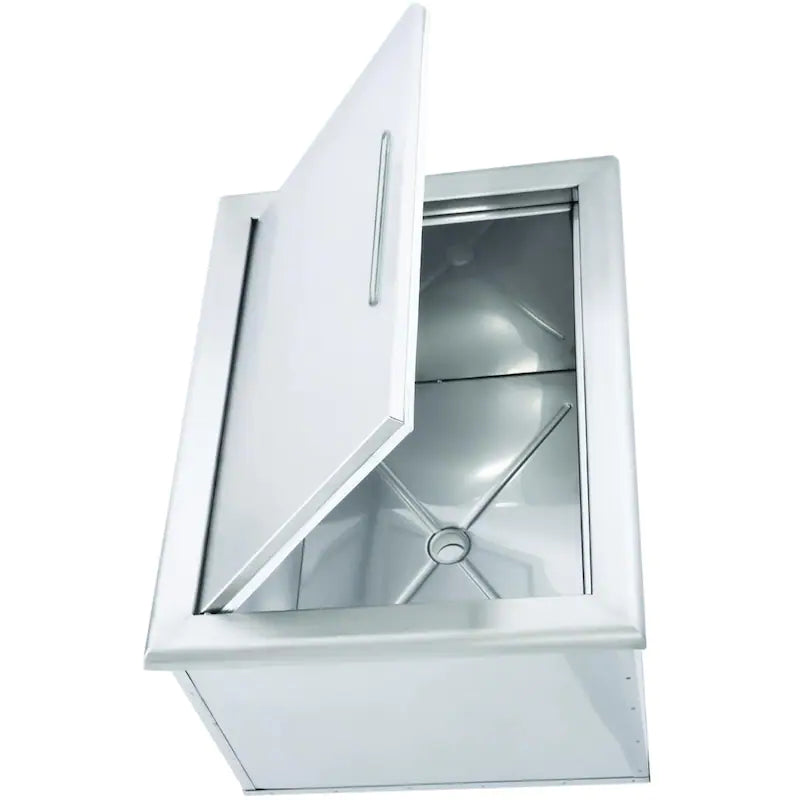 Saber 24-Inch Stainless Steel Drop-In Ice Bin Cooler