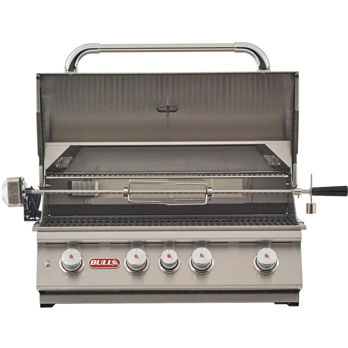 Bull Angus 30-Inch 4-Burner Built-In Natural Gas Grill With Rotisserie - 47629