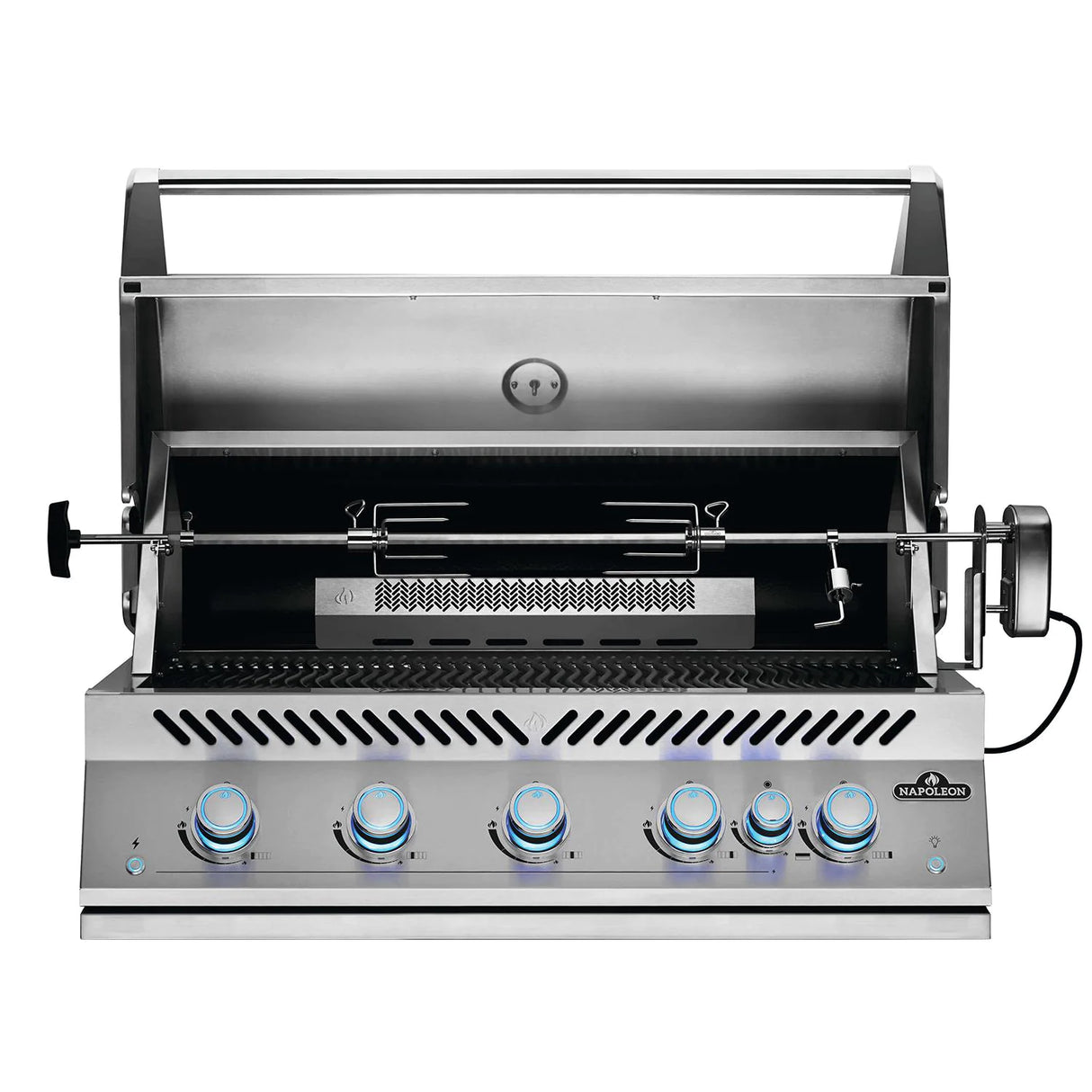 Napoleon Built-In 700 Series 38-Inch Propane Gas Grill w/ Infrared Rear Burner & Rotisserie Kit - BIG38RBPSS