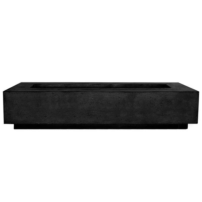 Lakeview Cascata Bay 6 90-Inch Natural Gas Rectangular Fire Pit Table - Ebony - SCPH-415-2NG (2)
