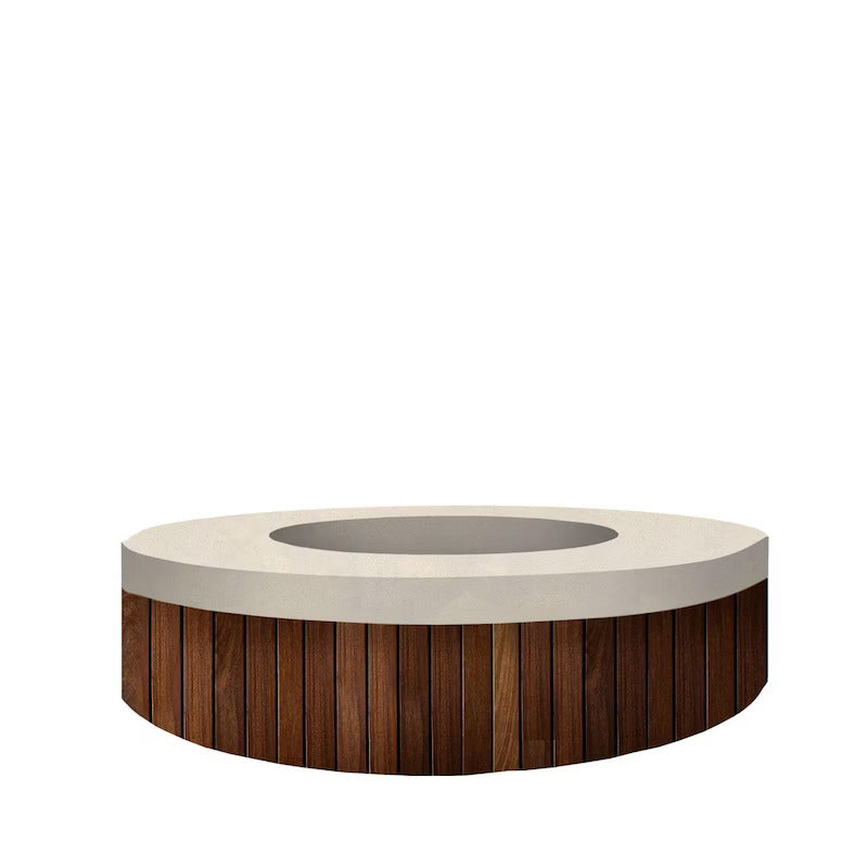 Lakeview Willowlake 48-Inch Round Propane Gas Fire Pit - Coastal - SCPH-484-6LP (1)