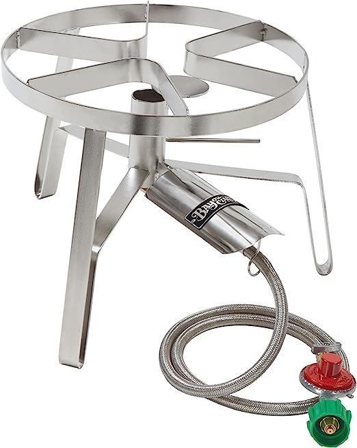 Bayou Classic 14-Inch Single Jet Cooker With Hose Guard