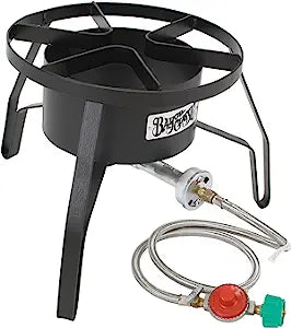 Bayou Classic Stoves With High Pressure Gas Burner Black Outdoor Stove