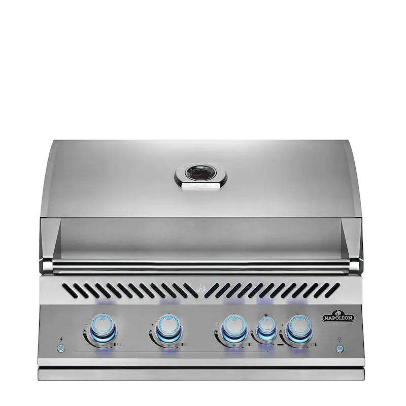 Napoleon Built-In 700 Series 32-Inch Propane Gas Grill w/ Infrared Rear Burner & Rotisserie Kit - BIG32RBPSS