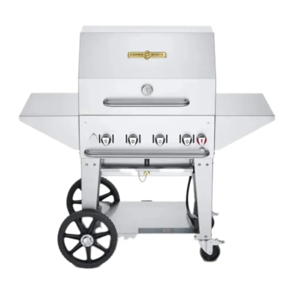 Crown Verity 30-Inch Mobile Propane Grill Pro Package - CV-MCB-30PRO
