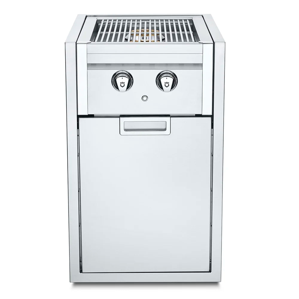 Crown Verity Infinite Series 21-Inch Enclosed Cabinet Storage W/ Natural Gas Double Side Burner - IBISC-SBNG