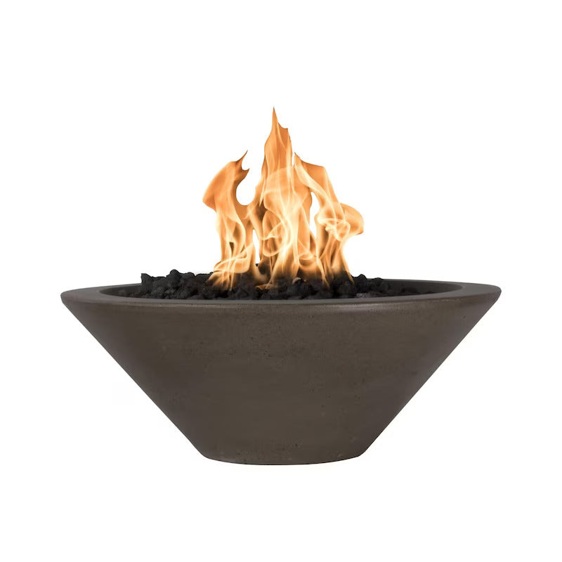 Top Fires by The Outdoor Plus Cazo 24-Inch Natural Gas Fire Bowl - Chocolate - Match Light (1)