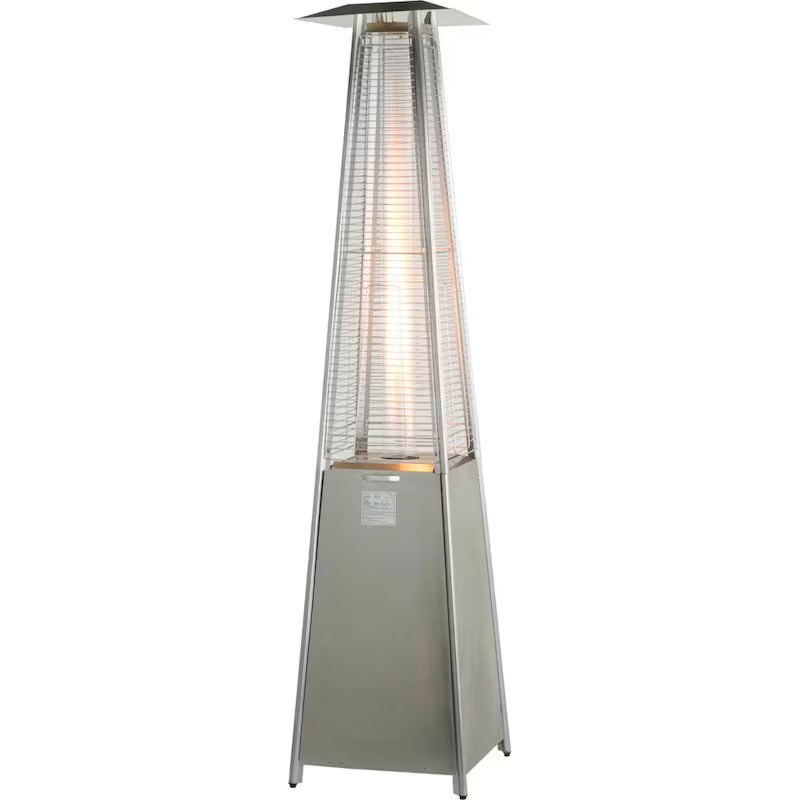 RADtec Allure Series 41,000 BTU Propane Gas Tower Flame Heater - Stainless Steel - TF-SS (1)