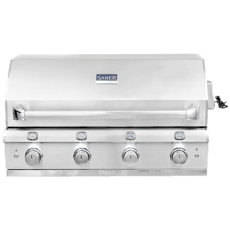 Saber Elite 1670 40-Inch 4-Burner Built-In Infrared Natural Gas Grill - R67SB1017