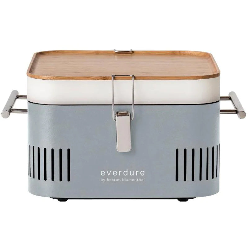 Everdure By Heston Blumenthal CUBE 17-Inch Portable Charcoal Grill - Stone - HBCUBESUS
