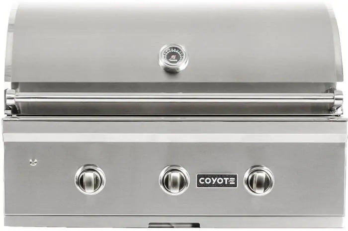 Coyote C-Series 34-Inch 3-Burner Built-In Propane Gas Grill - C2C34LP