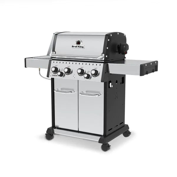 Broil King Baron S 490 PRO IR 4-Burner Natural Gas Grill With Rotisserie and Sear Station - 875947