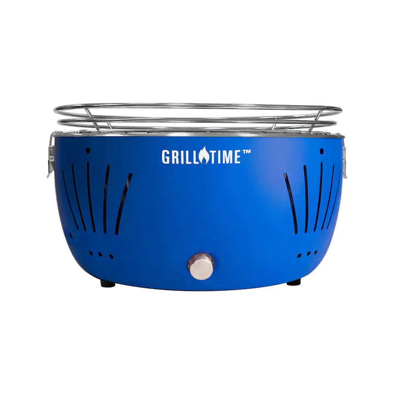 Grill Time Tailgater GTX Portable Charcoal Grill Starter Pack - Blue - UPG-B-18