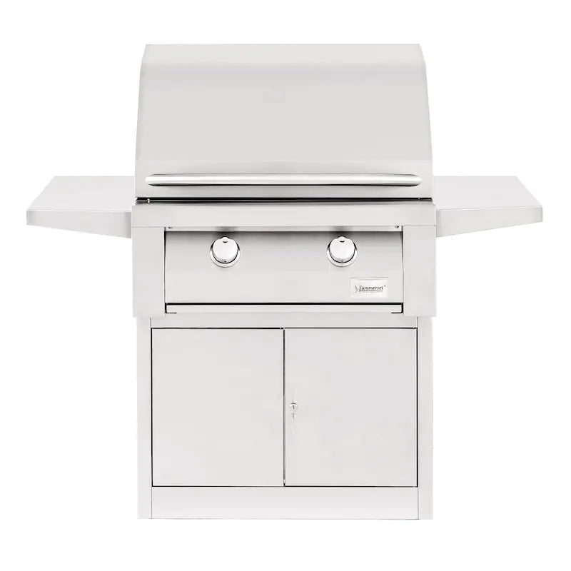 Summerset Builder 30-Inch 2-Burner Propane Gas Grill On Pedestal (Ships As Natural Gas With Conversion Fittings) - SBG30-LP