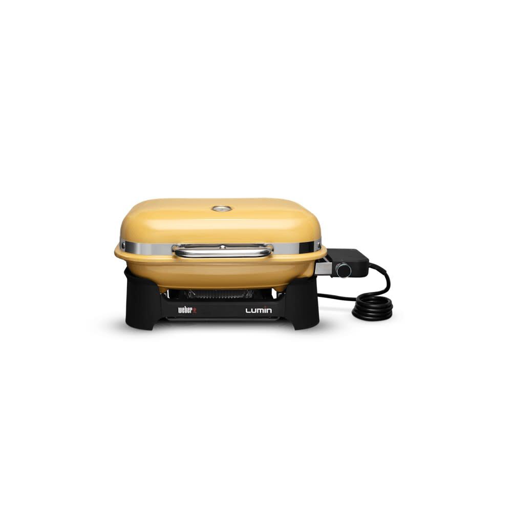 Weber Lumin Compact Portable 1560 Watt Electric Grill - Golden Yellow - 91280901