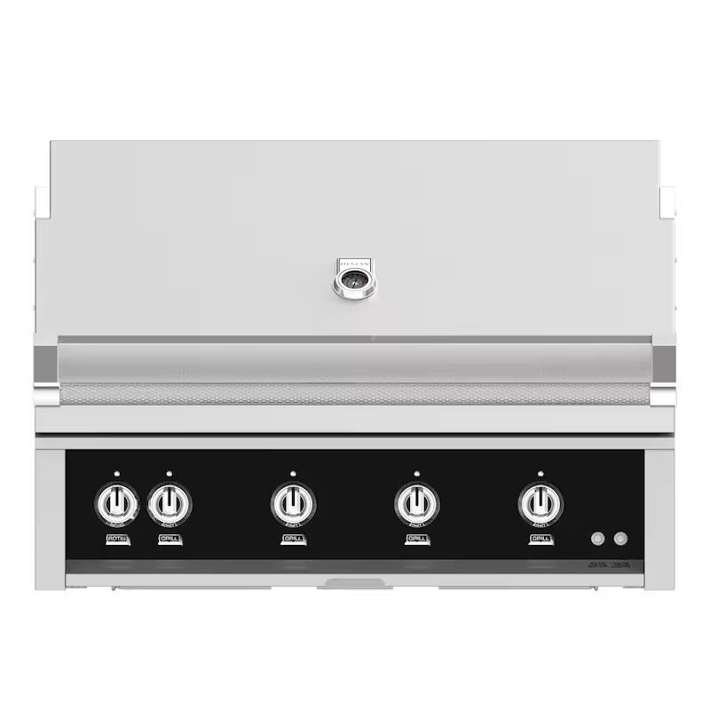 Hestan 42-Inch Built-In Natural Gas Grill W/ Rotisserie - Stealth - GABR42-NG-BK (1)