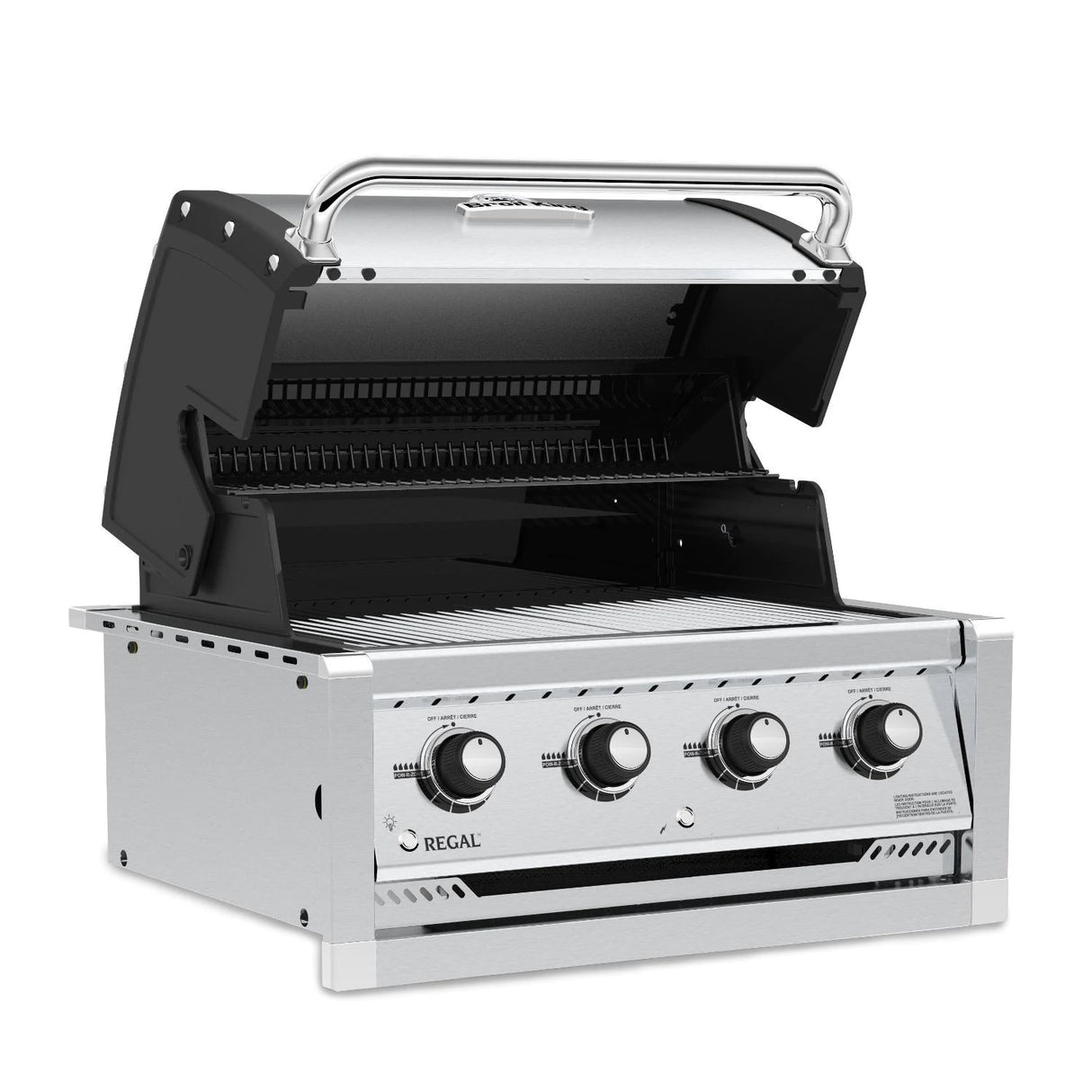 Broil King Regal S420 4-Burner Built-In Propane Gas Grill - Stainless Steel - 885714