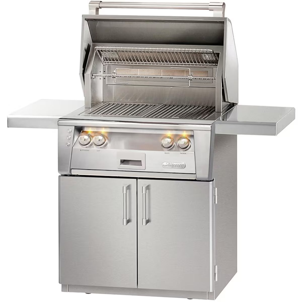 Alfresco ALXE 30-Inch Freestanding Natural Gas Grill with Sear Zone and Rotisserie (Model # ALXE-30SZC-NG)
