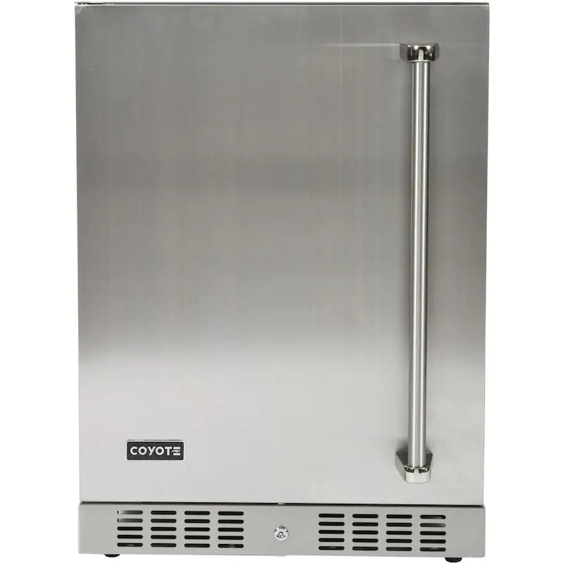 Coyote 21-Inch 4.1 Cu. Ft. Right Hinge Outdoor Rated Compact Refrigerator - CBIR